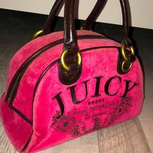 Suede Pink Juicy Couture Purse